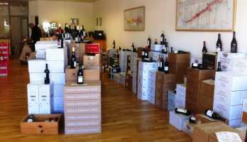 Wine Consultants Boursot's warehouse and shop in Marquise - click for larger image